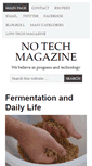 Mobile Screenshot of notechmagazine.com